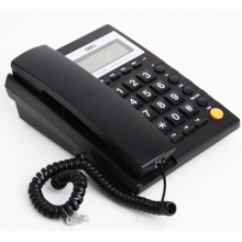 得力（deli）785 来电显示免提通话电话机/座机（黑色）