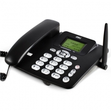 得力（deli）770 移动SIM卡无线插卡电话机/无线座机（黑色）