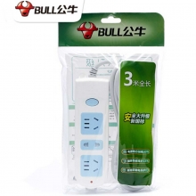 公牛（BULL）GN-606 新国标插座/插线板/接线板 2位总控 3米