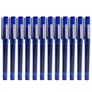 白雪（snowhite）X66 直液式走珠笔/全针管中性笔（替芯N05/R05）0.5mm 蓝色 12支/盒