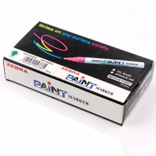 斑马（ZEBRA）MOP-200M PAINT 油漆笔/补漆笔/记号笔/签名签到笔（红色）