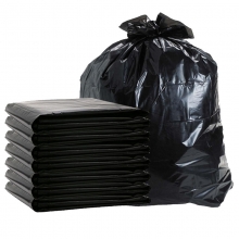 国产 平口大号加厚垃圾袋 60cm*80cm 黑色（经济型）50只/包