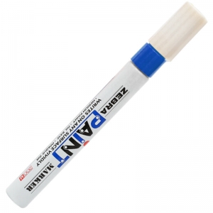 斑马（ZEBRA）MOP-200M PAINT 油漆笔/补漆笔/记号笔/签名签到笔（蓝色）