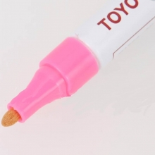 东洋（TOYO）SA101 油漆笔补漆笔婚庆签名笔 中字油性 12支/盒 粉色