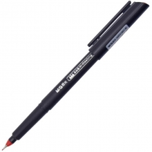 晨光（M&G）MG2180 会议笔/办公碳素纤维头中性笔/签字笔 0.5mm 红色 12支装