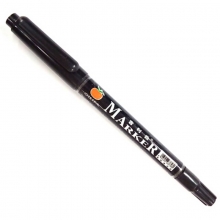 吉利发（JILIFA）GL-126 小双头油性记号笔 12支装 黑色