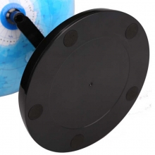 得力（deli）3031 旋转教学地球仪 塑料底座 带刻度 彩色 Ф10.6cm