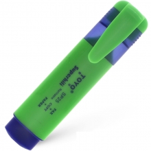 东洋（TOYO）SP25 幻彩荧光笔标记笔划重点笔 绿色