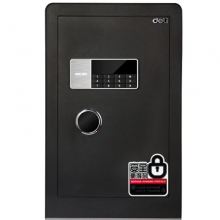 得力（deli）4079B 电子密码保管箱保险柜 高60CM 带内柜 黑色