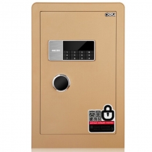 得力（deli）4079B 电子密码保管箱保险柜 高60CM 带内柜 金色
