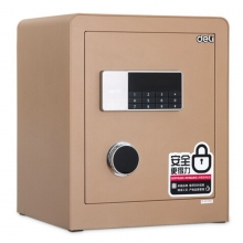 得力（deli）4078A 电子密码保管箱保险柜 高45CM 金色