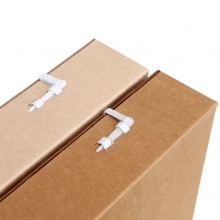 永硕（UOSO）A4-2cm 进口牛皮纸档案盒 纸质档案盒  50个装