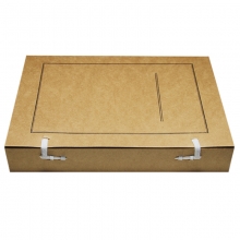 永硕（UOSO）A4-10cm 进口无酸牛皮纸文书档案盒 纸质档案盒 50个装