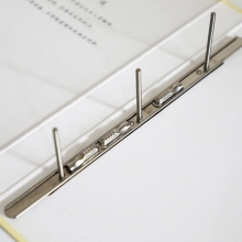 永硕（UOSO）4.5cm 纸质人事档案盒 A4新标准人事档案夹 （三柱蛇簧夹）10个装