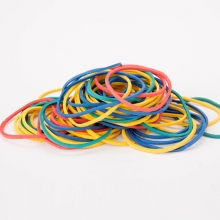 雄鹰（xiongying）250g 优质彩色橡胶圈/橡皮筋 约4cm