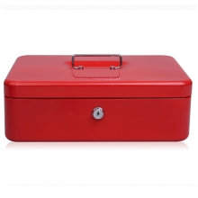 益而高（EAGLE）8878 珍宝型手提金库 机械锁保管箱 300*217*100mm 颜色随机