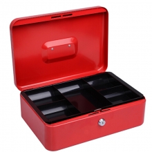 益而高（EAGLE）8878 珍宝型手提金库 机械锁保管箱 300*217*100mm 颜色随机