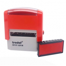 卓达（trodat）4911回墨印章通用章万次印章 C048（银行收讫）