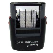 卓达（trodat）4820 回墨日期印/可调式日期章 25*4mm 英文印 紫色字