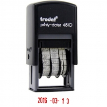 卓达（trodat）4810 回墨日期印/可调式日期章 20*3.8mm 中文印 红色字