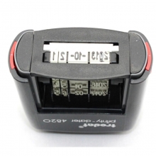 卓达（trodat）4820 回墨日期印/可调式日期章 25*4mm 英文印 紫色字