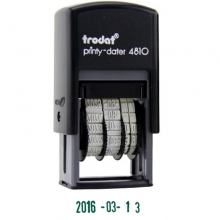 卓达（trodat）4810 回墨日期印/可调式日期章 20*3.8mm 中文印 绿色字