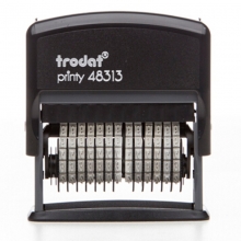 卓达（trodat）48313 可调式号码机/数字章回墨印回墨章 13位 字高3.8mm 黑色
