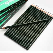 三菱（Uni）9800 10B高级绘图铅笔/素描铅笔/美术绘图木头铅笔 12支装