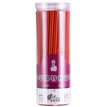 中华（GHUNG HWA）536 五星特种铅笔/彩色铅笔/玻璃笔/石材笔 红色 50支装