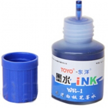 东洋（TOYO）WR-1 白板笔添加墨水添加液/白板水 22cc/瓶 蓝色