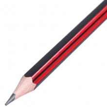 晨光（M&G）AWP30802 木杆铅笔/六角红黑抽条HB木质铅笔 12支装