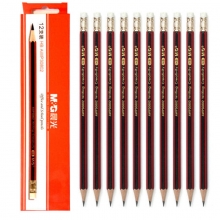 晨光（M&G）AWP30802 木杆铅笔/六角红黑抽条HB木质铅笔 12支装