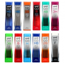 三菱（UNI）202ND 纳米自动铅芯不易断HB活动铅笔芯 0.9mm HB 36支/片